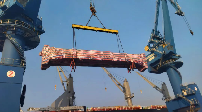 跨越太平洋的信任之航——联合物流曹妃甸港大型散杂货项目成功启航